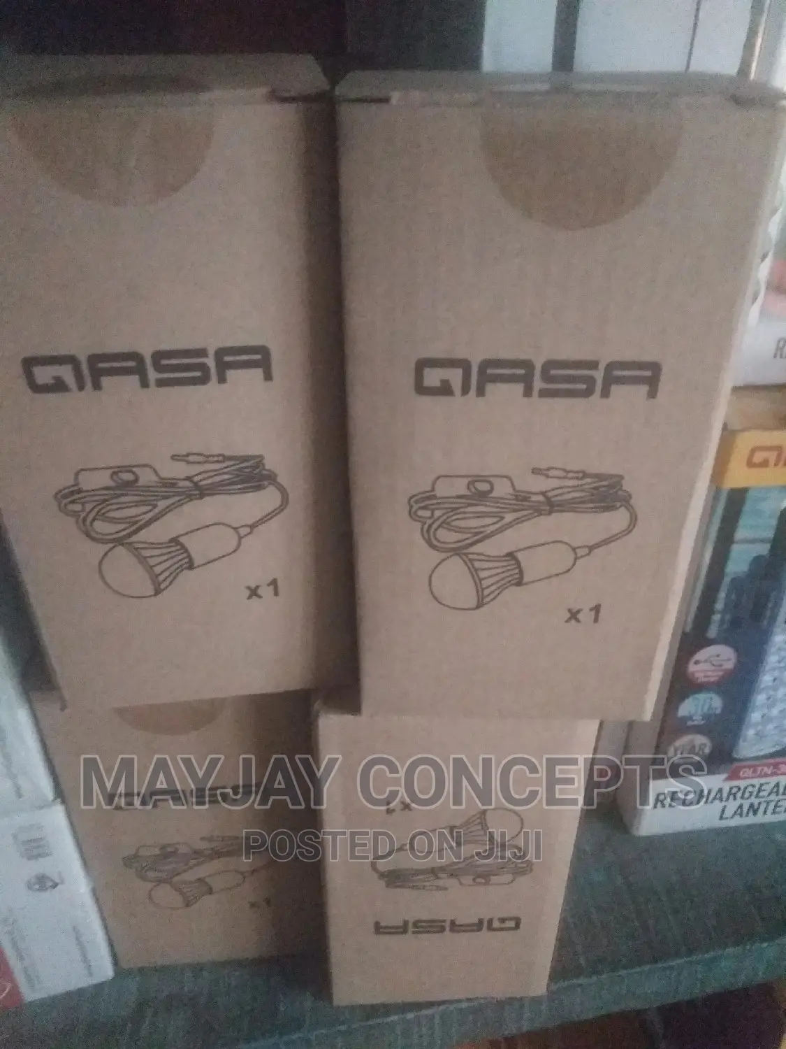 Qasa 12V3W Solar Bulb+Wire+Lampholder+Bedswitch