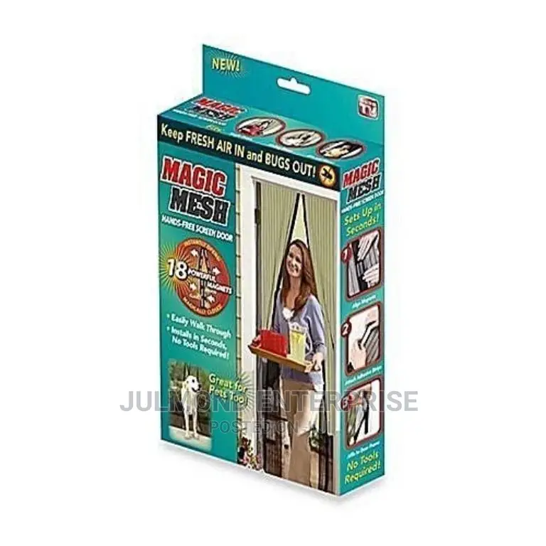 Magic Mesh Anti Mosquitoes Transparent Screen Door