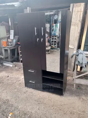 Unique 3 and Half by 6ft Wardrobe With Mirror