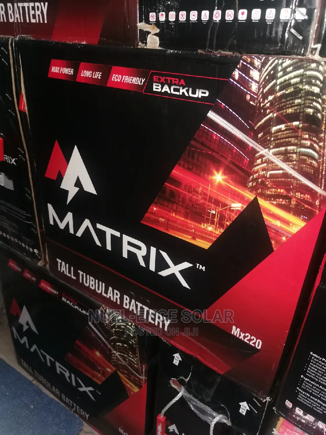 12v 220ah Matrix Tubular Battery