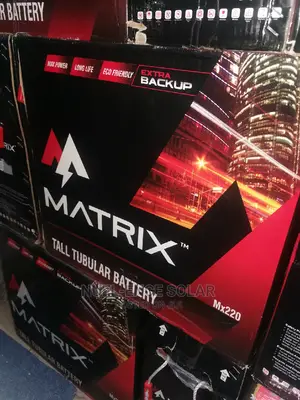 12v 220ah Matrix Tubular Battery
