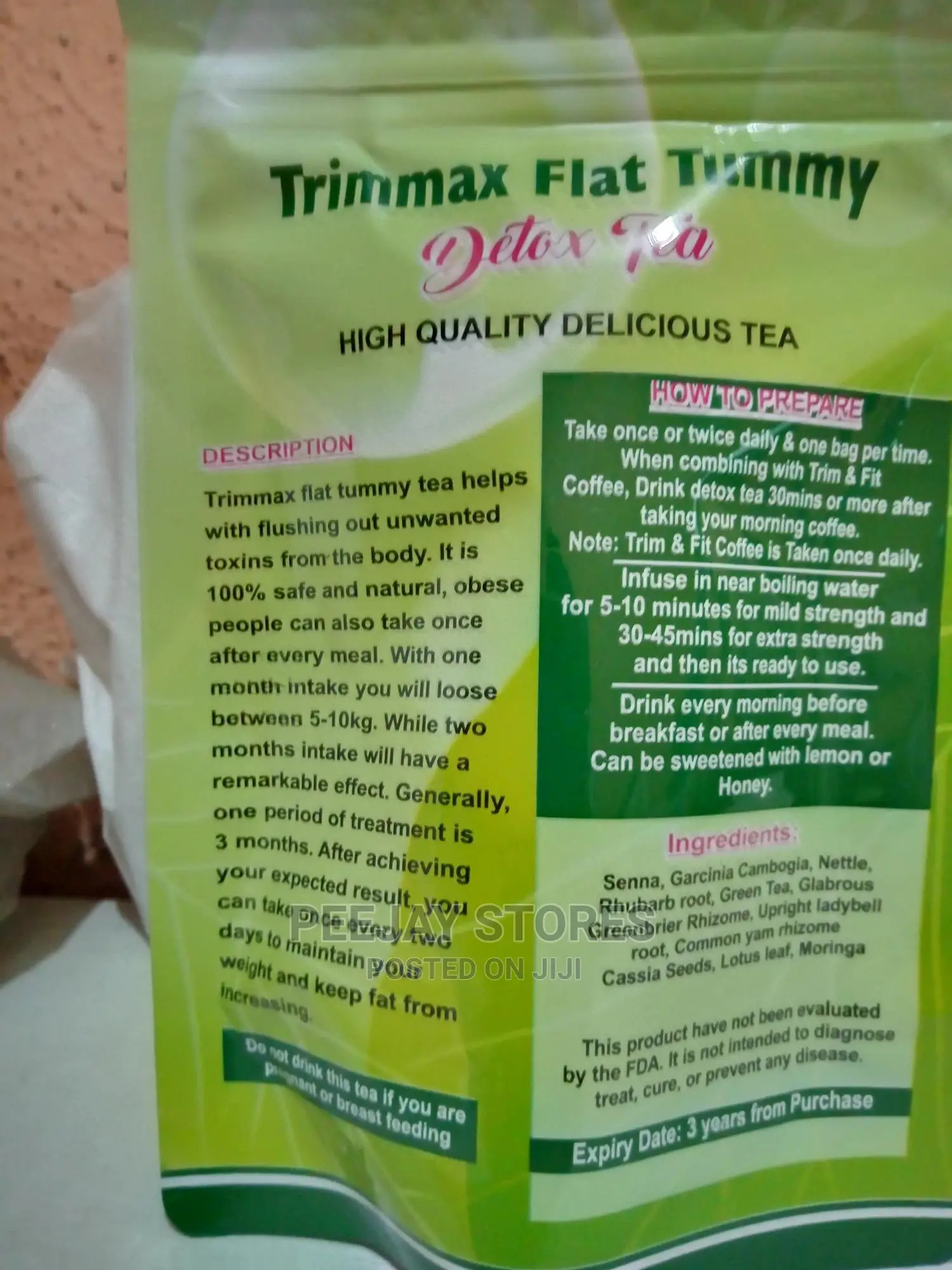 Trimmax Flat Tummy Detox Tea