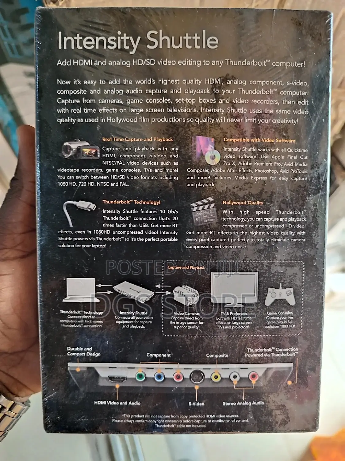 Blackmagic Intensity Shuttle Thunderbolt