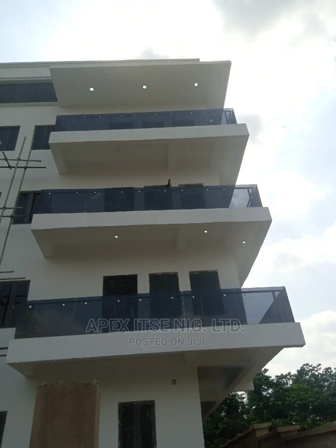 Grey Dark Balcony