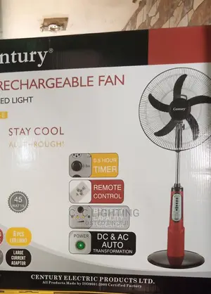 16 Inches Standing Fan Rechargeable