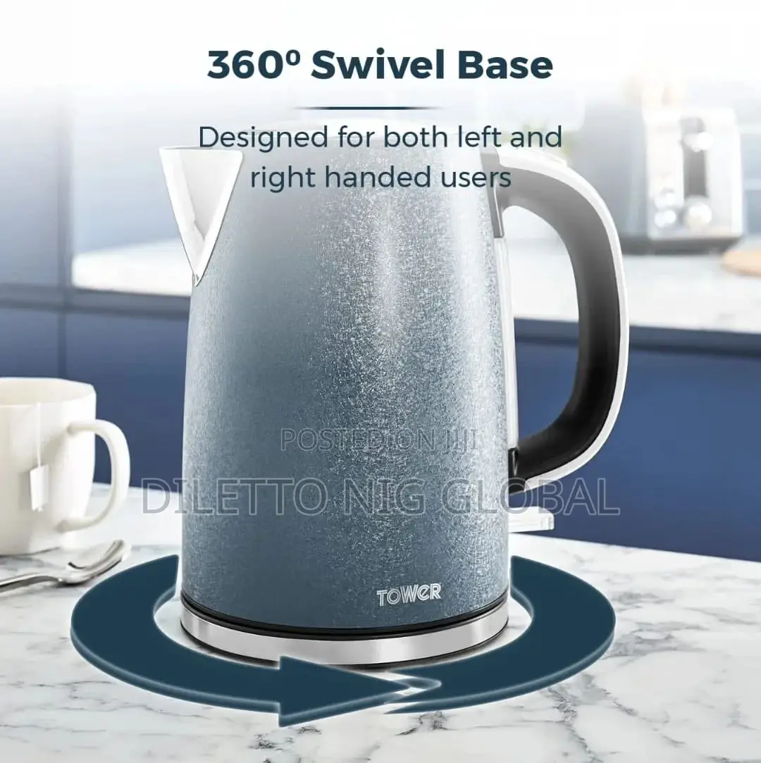 Tower Ice Diamond Kettle With Rapid Boil Technology, 3KW