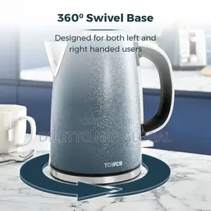 Tower Ice Diamond Kettle With Rapid Boil Technology, 3KW