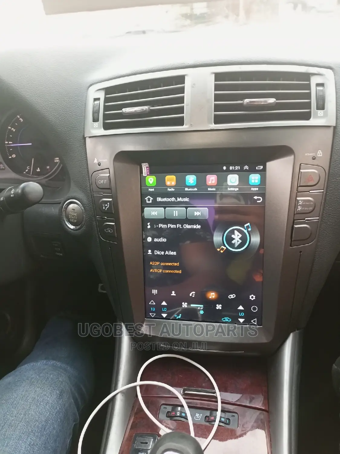 IS 250 Lexus Tesla Screen With Gps Navigation System (Map)