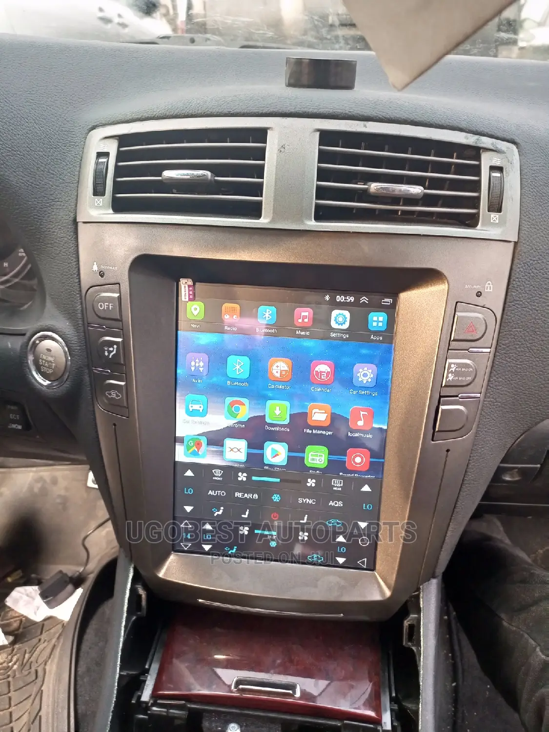 IS 250 Lexus Tesla Screen With Gps Navigation System (Map)