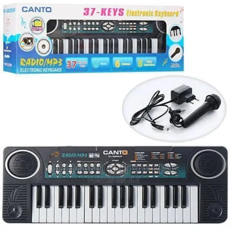 Kids Electronic Keyboard With Microphone Radio