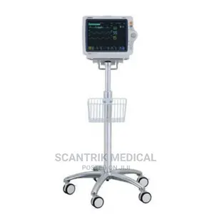 Aluminum Patient Monitor Trolley With Wheels