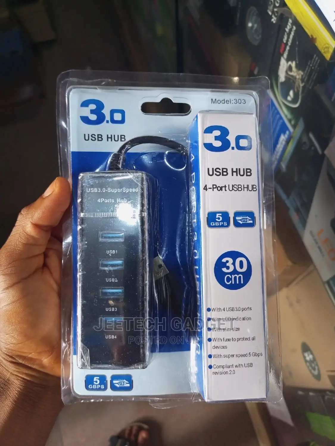 4 Port USB Hub 3.0