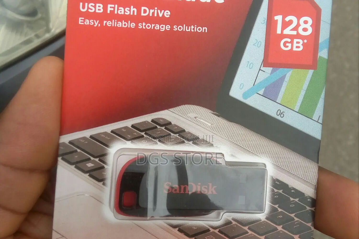 Sandisk Flash Drive 128gb Cruzer Blade 2.0
