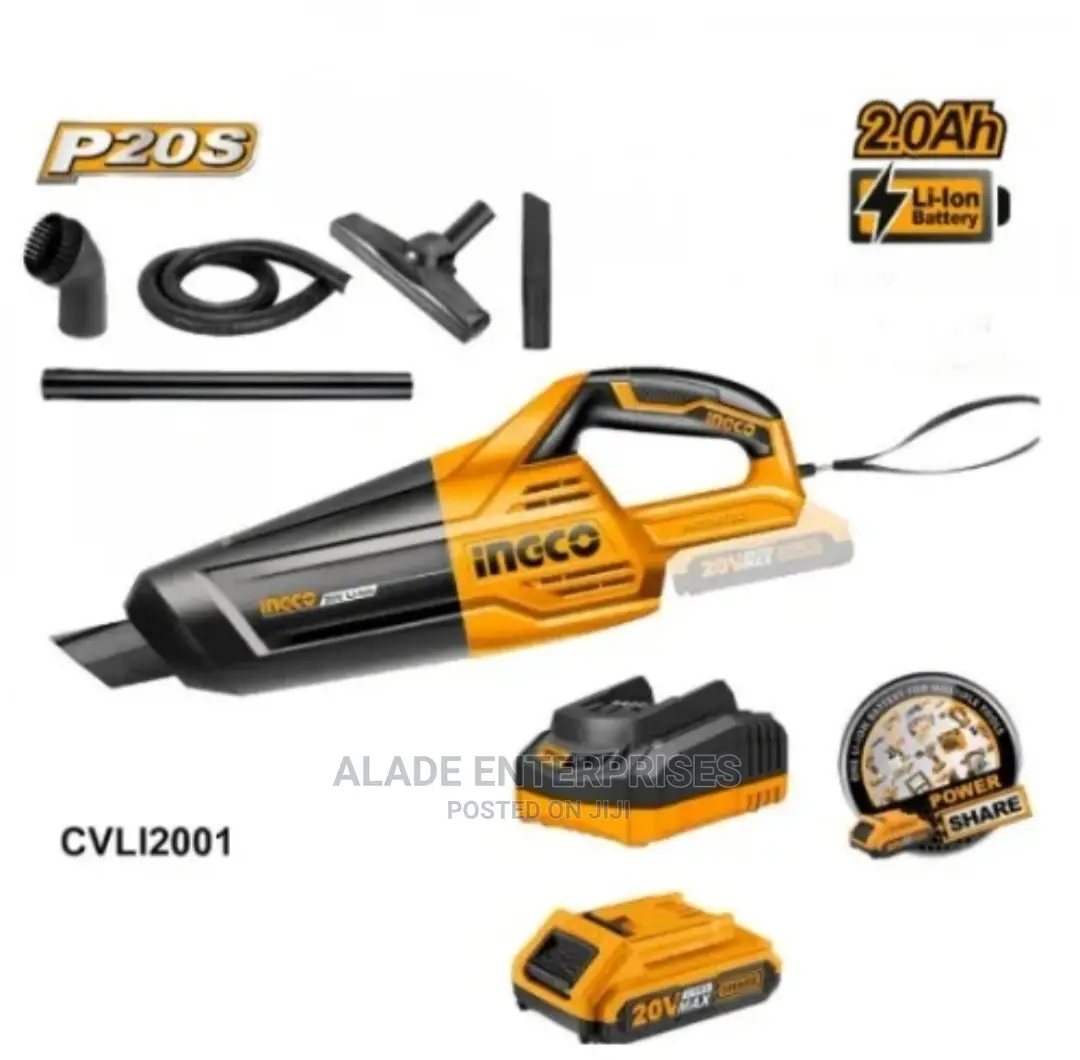 Ingco 20v Lithium-Ion Cordless Vacuum Cleaner