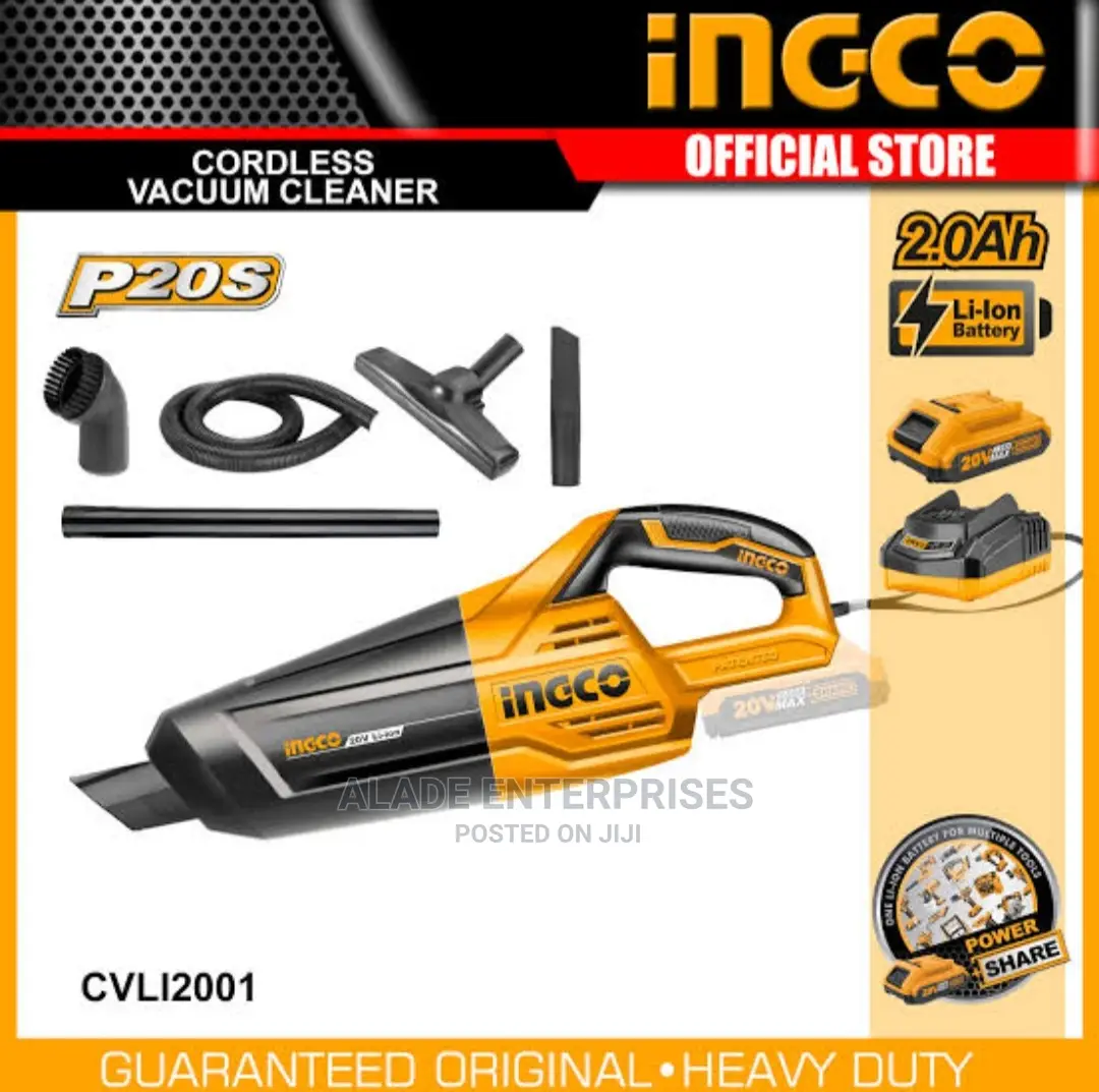 Ingco 20v Lithium-Ion Cordless Vacuum Cleaner
