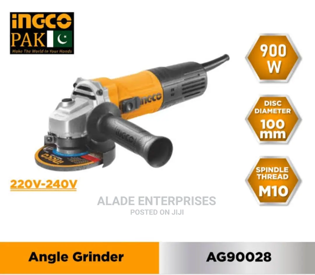 Ingco Angle Grinder 900w 4-1/2"