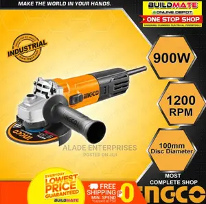 Ingco Angle Grinder 900w 4-1/2"