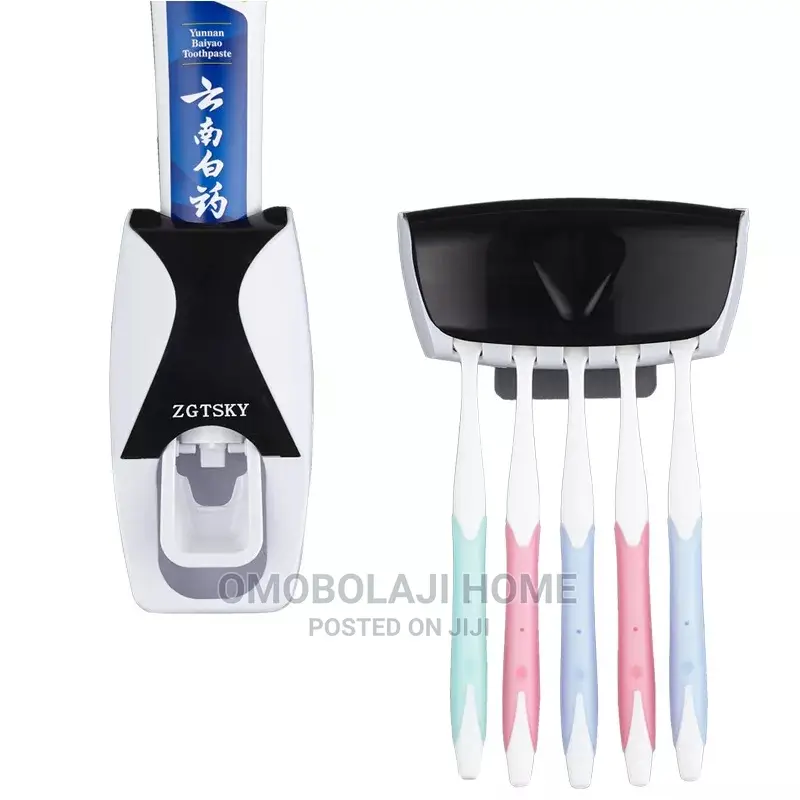 Tooth Paste Dispense and Brush Holder