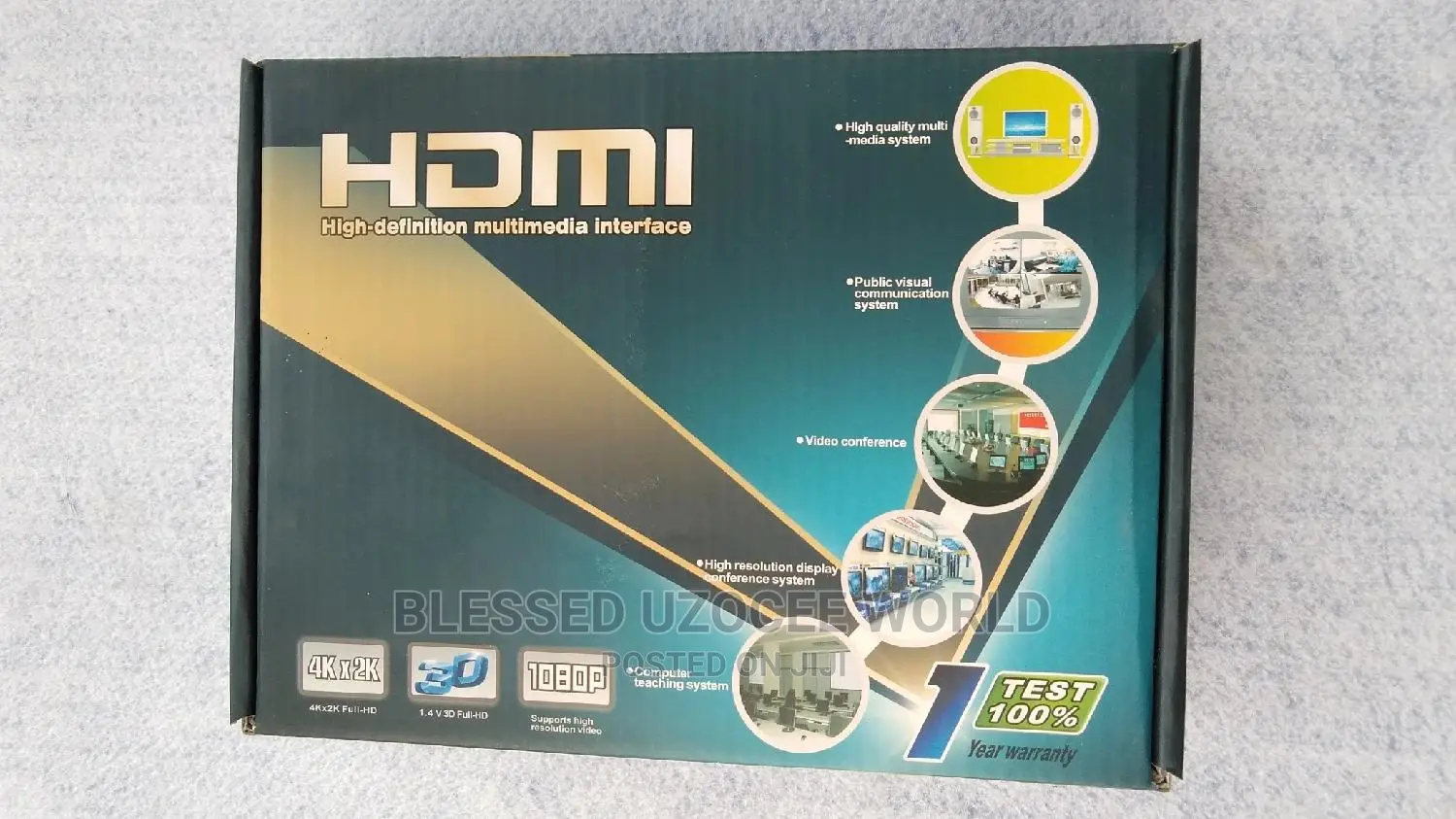 4 Port/ Ways Hdmi Splitter High- Definition