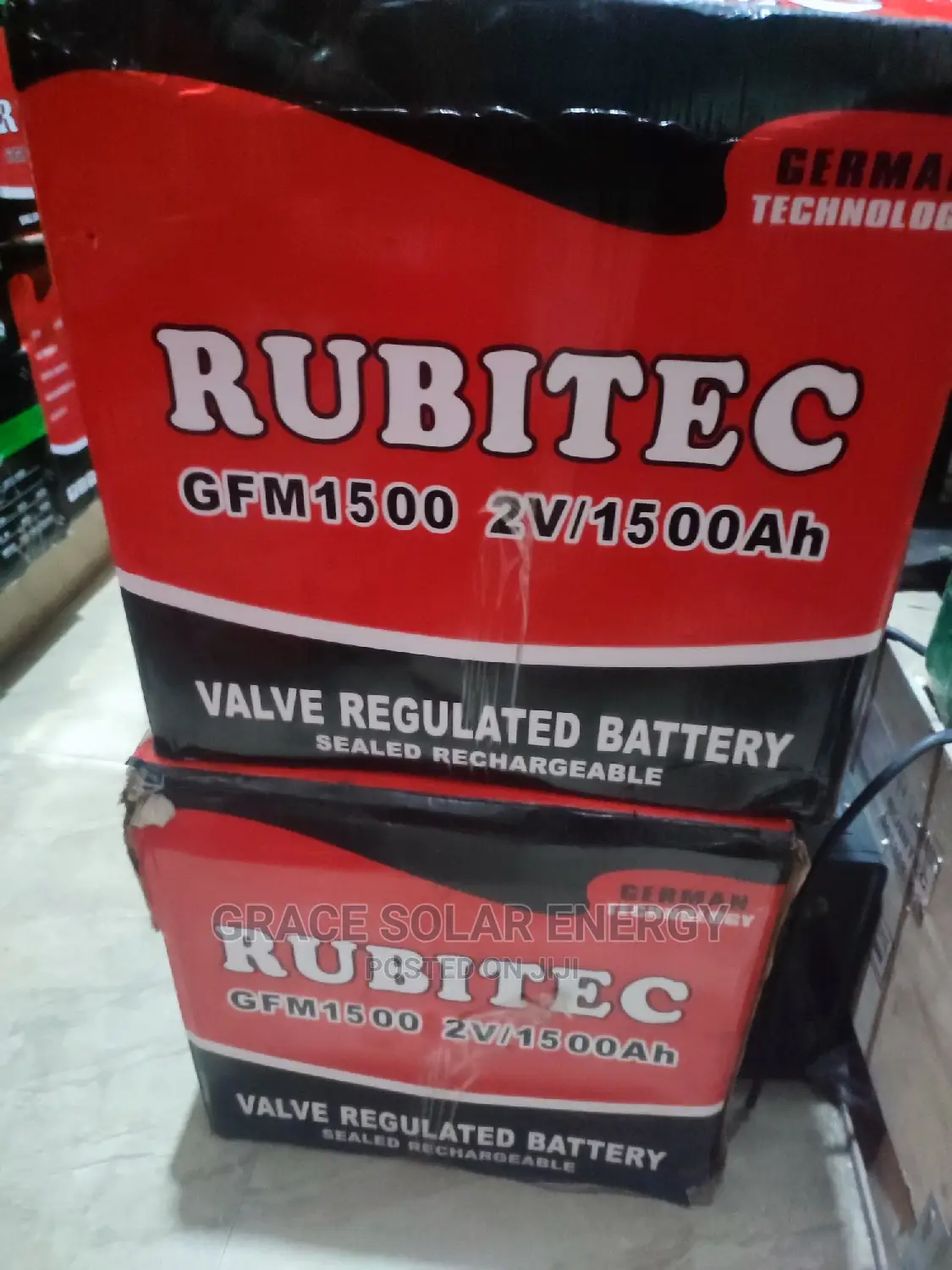 Rubitec 2v 1500A Battery