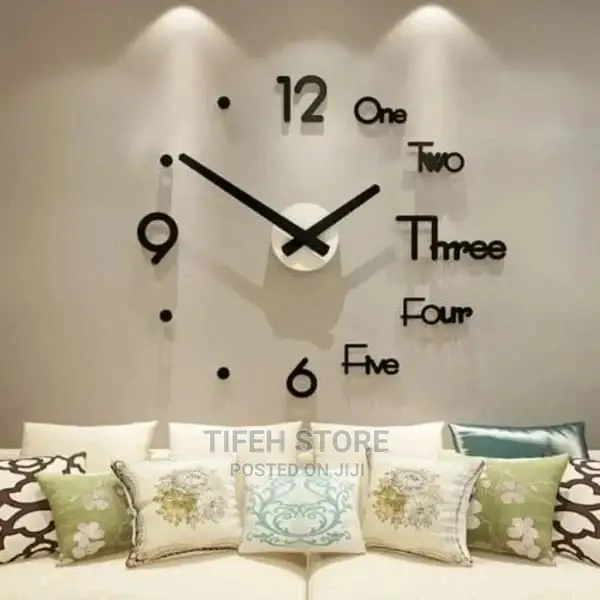 3d Diy Modern Wall Clock