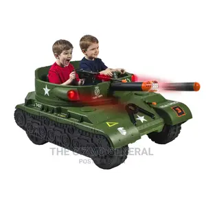 EXCLUSIVE 24 Volt Thunder Tank Ride-On With Working Cannon