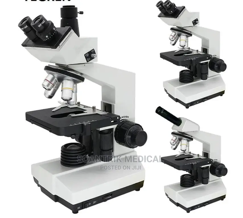 Portable 40x-1600x Aluminum Binocular Microscope