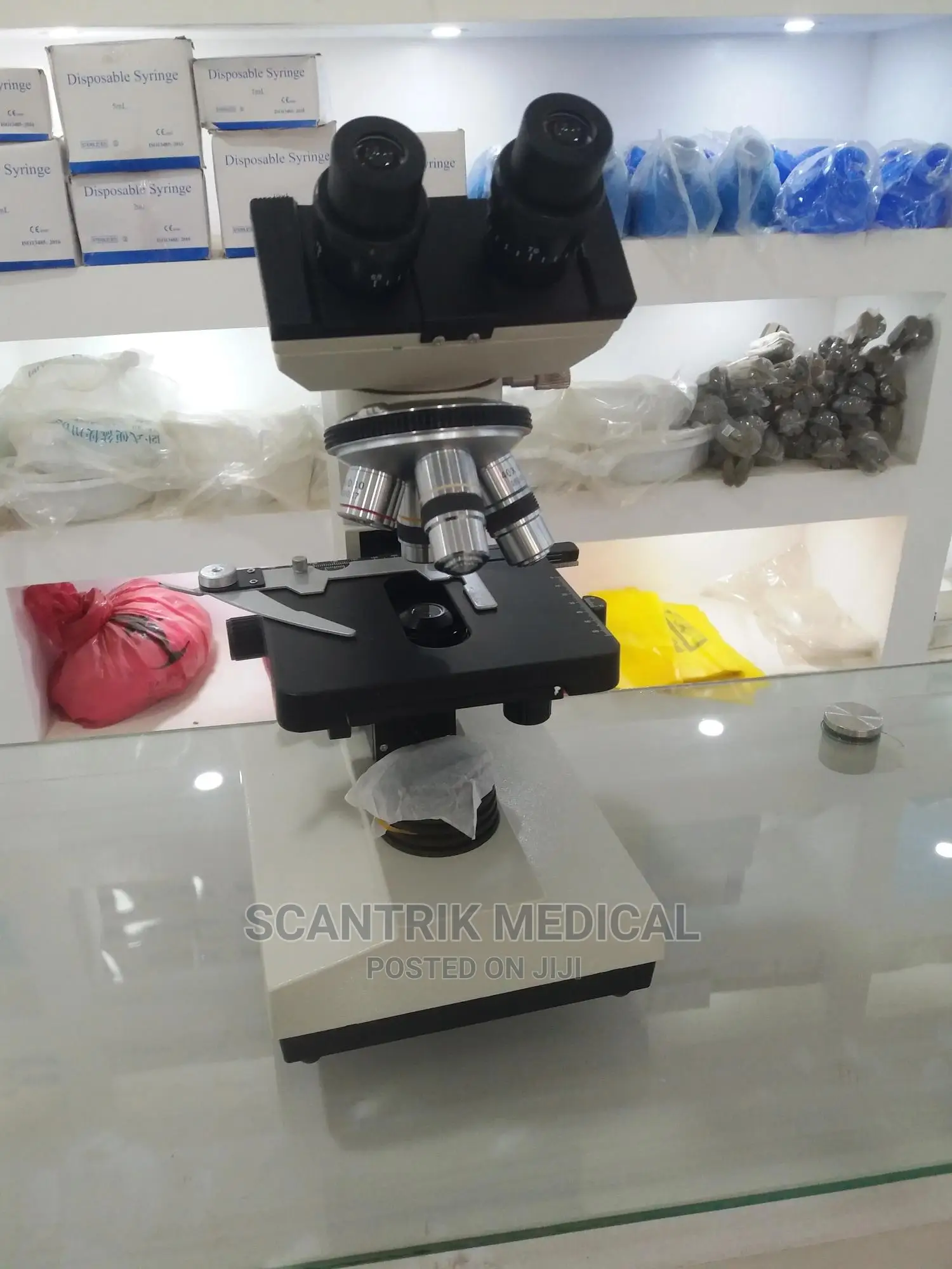 40x-1600x Biological Binocular Compound Microscope