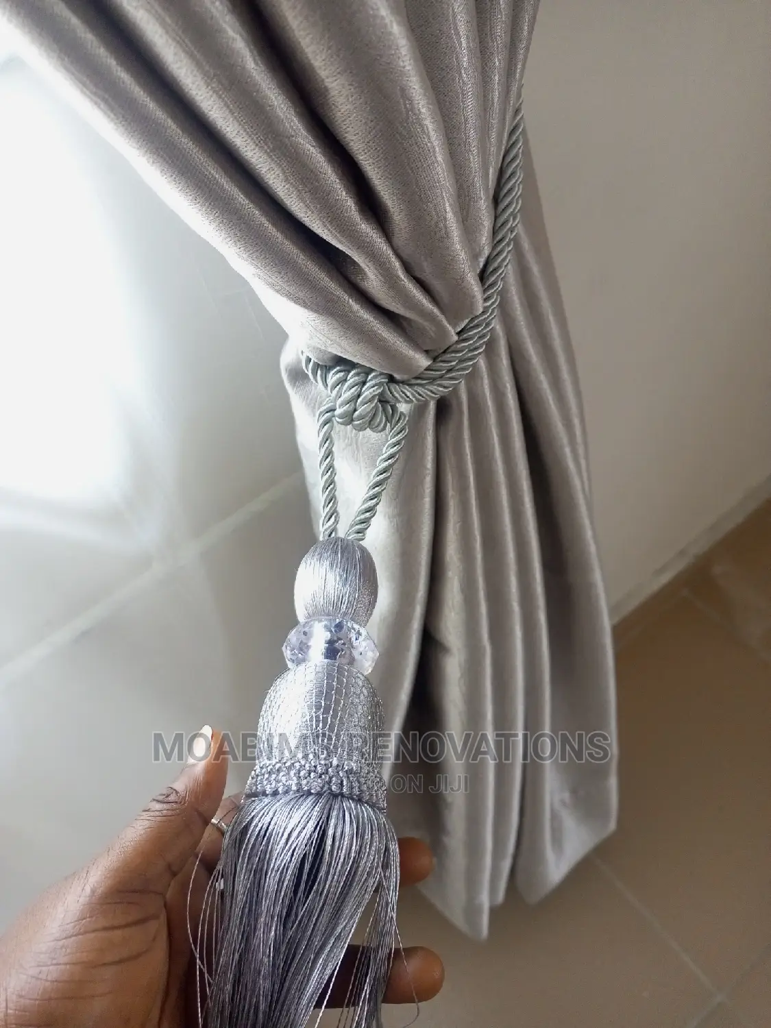 Turkish Sliver Curtains Per Yard 3,800
