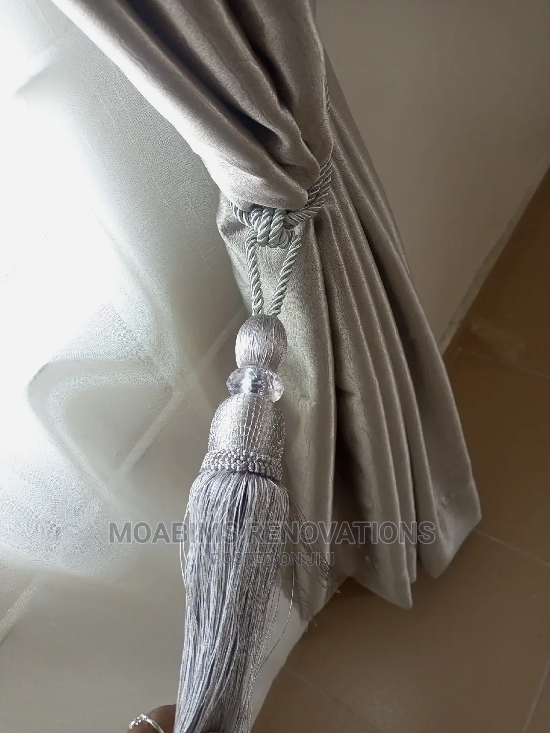 Turkish Sliver Curtains Per Yard 3,800