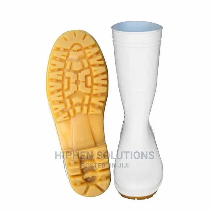 Black PVC Men's Rain Boot