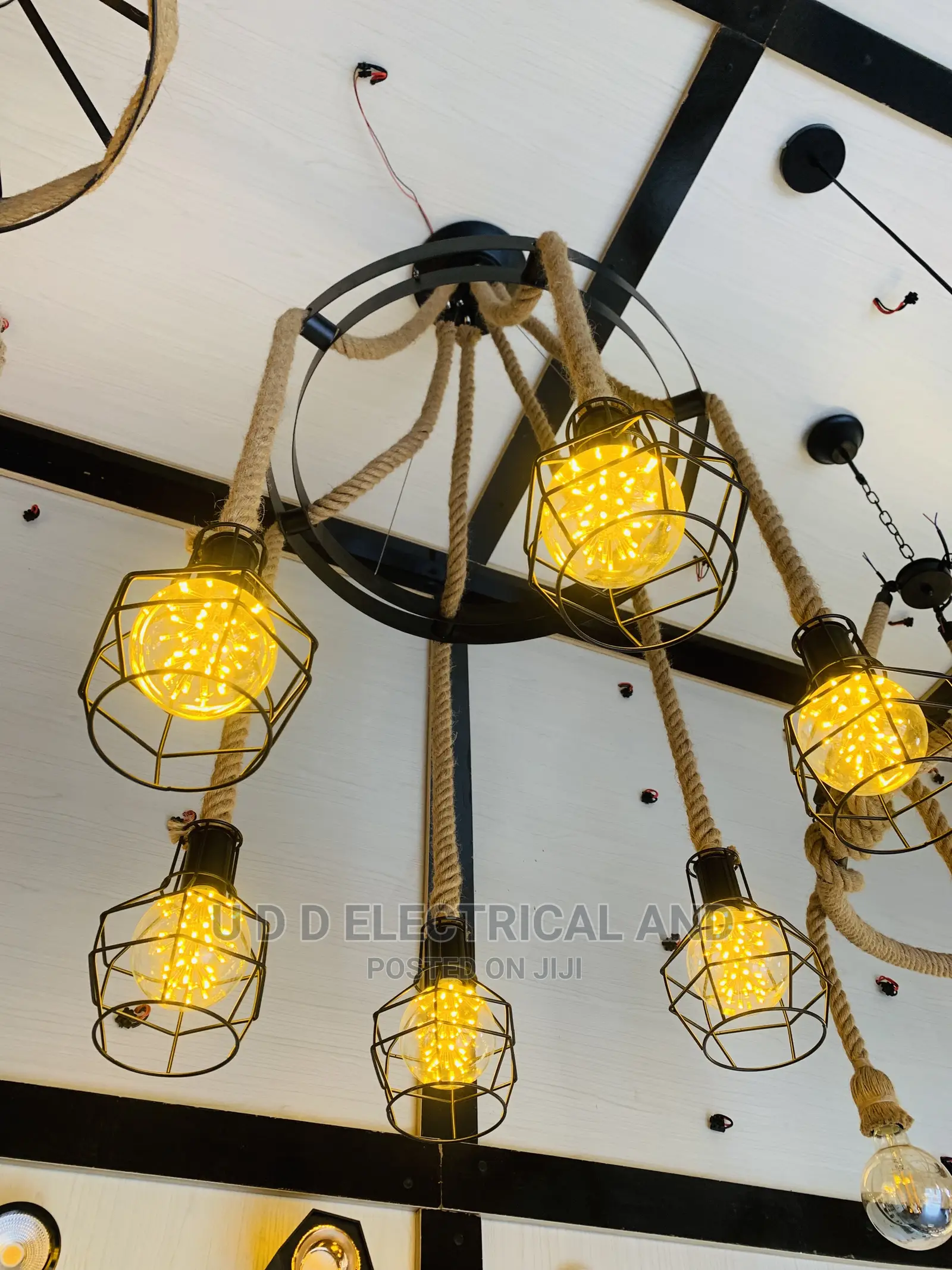 Magnificent Dropping Chandelier Light By6 With Bulb