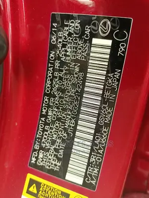 Lexus ES 350 FWD 2014 Red