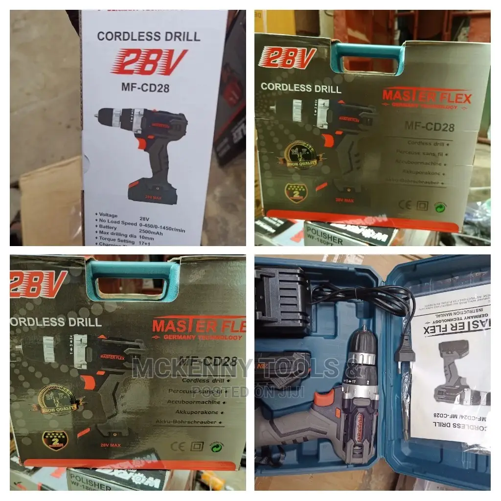 Masterflex German Cordless Lithium Battery Drill Machine 28V
