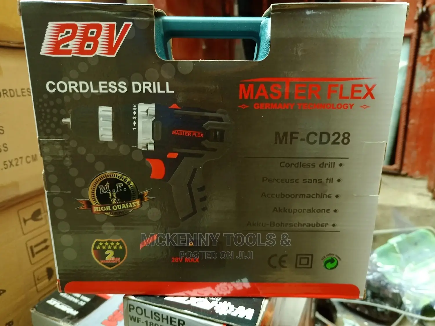Masterflex German Cordless Lithium Battery Drill Machine 28V