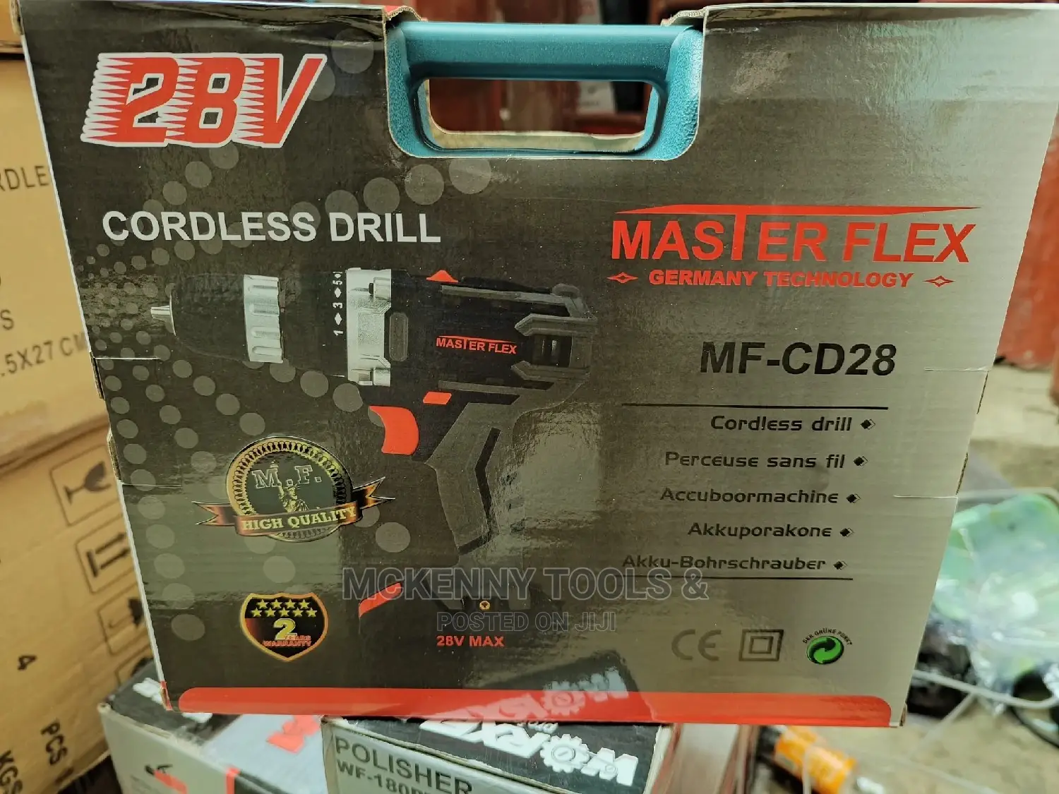 Masterflex German Cordless Lithium Battery Drill Machine 28V