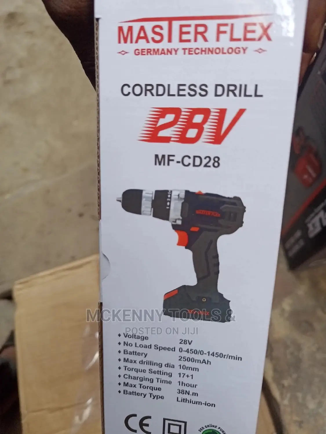 Masterflex German Cordless Lithium Battery Drill Machine 28V