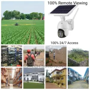 Solar Intelligent PTZ Camera With Sim and Memory Card Slot