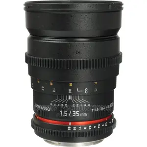 Samyang 35mm F1.5 Prime Cine Lens Canon Ef Mount