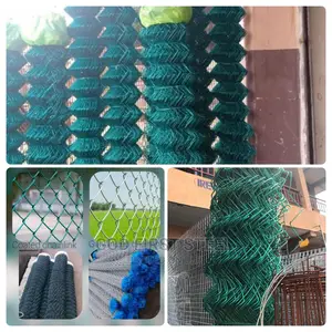 Gervernize and Rubber Coted Zain Link Fencing Wire