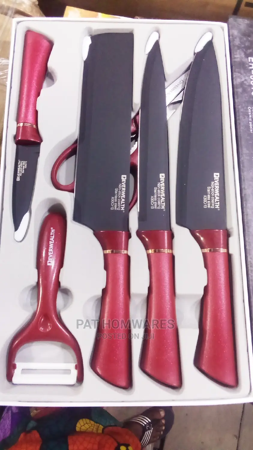Everrich 6pcs Knife Set Comparises