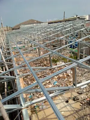 Galvanized Ultra Light Trusses Roof In Nigeria