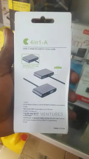 Usb Type C To Hdmi Vga Usb Adapter 4k