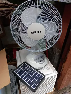 Electric/Solar Rechargeable Fan