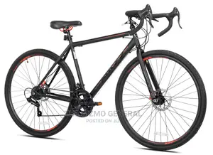 Kent 700c Nazz Men’S Gravel Road Bike, Black