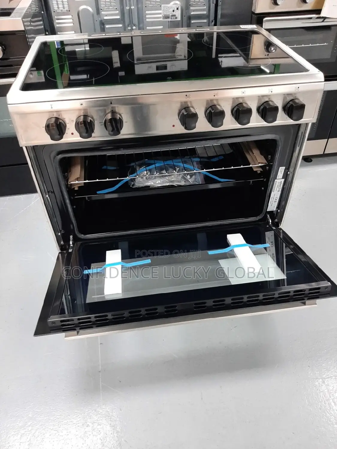 Electra 90cm Electric Range Cooker With Ceramic Hob