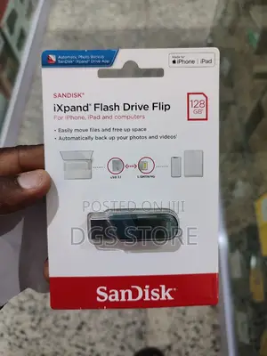Sandisk Otg 2in1 Ixpand Flash Drive Flip 128gb