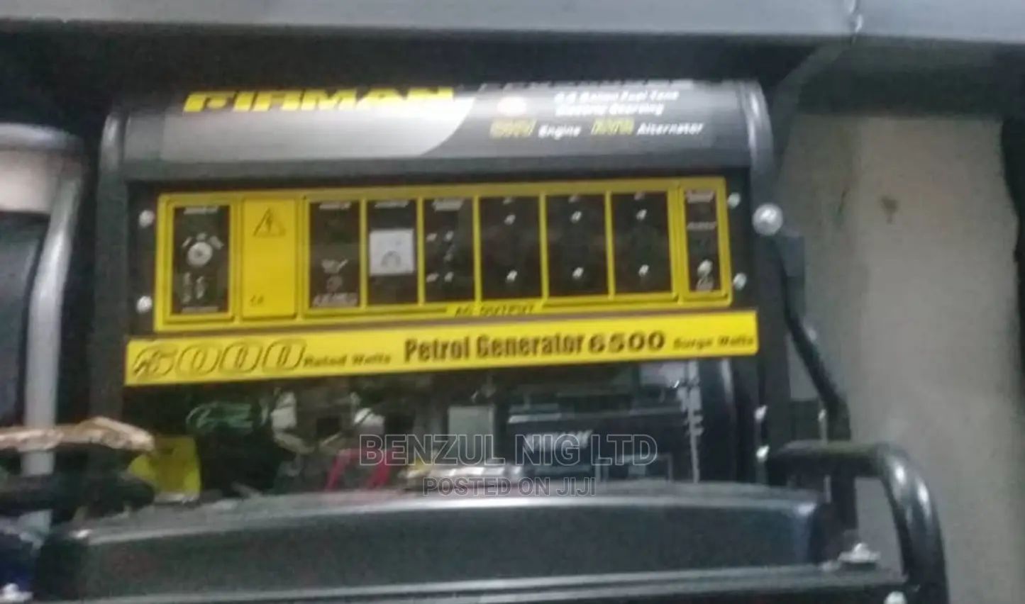 Fireman Generator 100% Copper 6.5kva