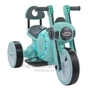 Tobbi 3 Wheel Ride on Car for Kids LED Mini Motorcycle Trike