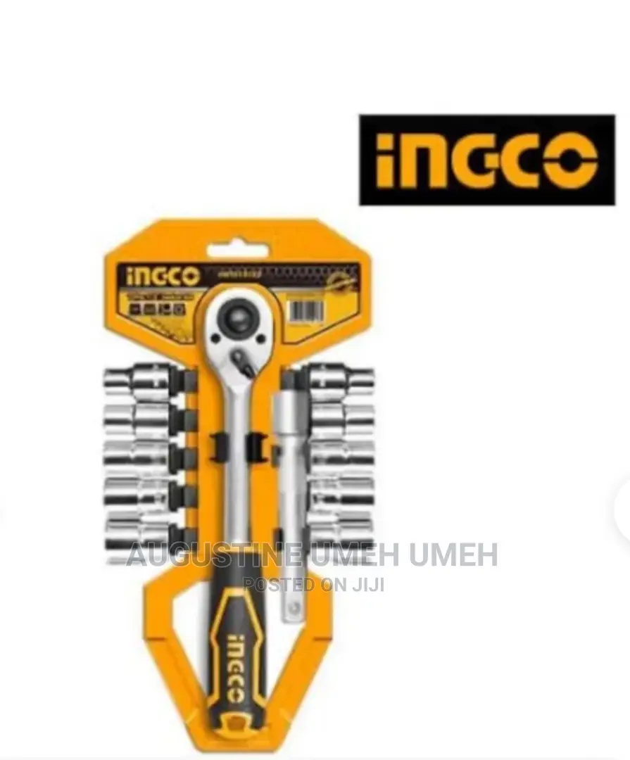 1/2" Socket Set Ingco Hkts12122 12 PCS